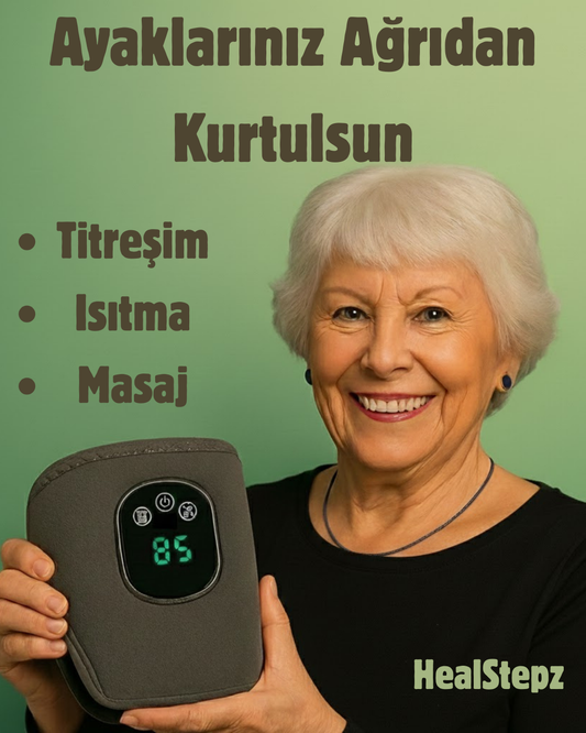 HealStepz Isı & Titreşim Teknolojili Ayak Masaj Cihazı